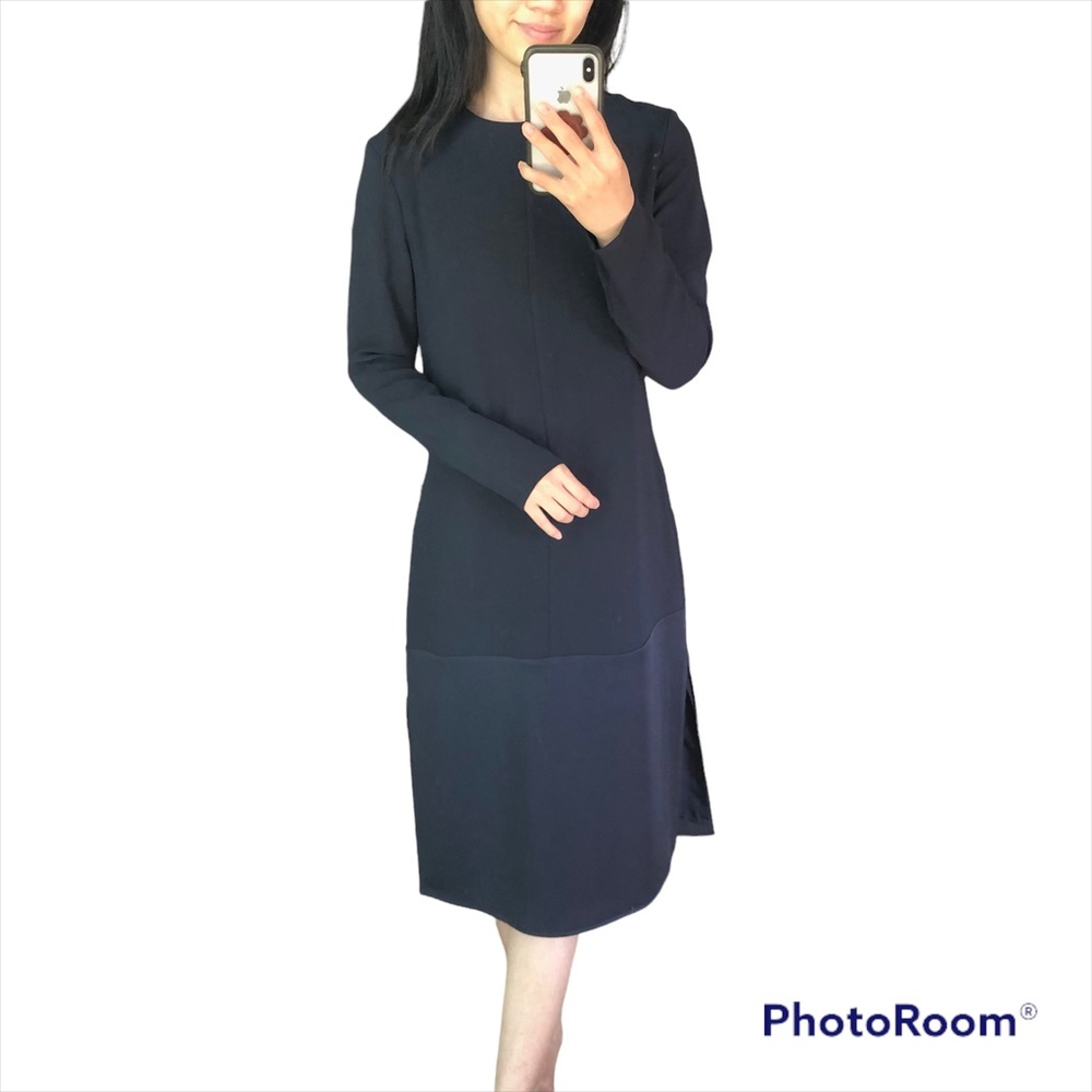 Jenni Kayne Long sleeve midi shift dress